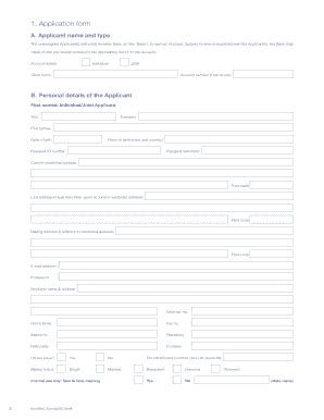 Fillable Online Account Opening Document For Individuals Investeccouk