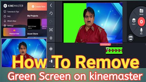 How To Remove Green Screen On Kinemaster Ll Kine Master Se Green