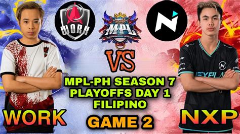 Work Auster Force Vs Nexplay Solid Game Mpl Philippines Season