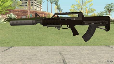 Bullpup Rifle Two Upgrades V3 Gta V Pour Gta San Andreas