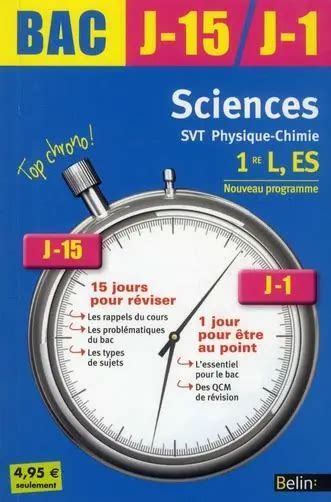 Bac J J Sciences Svt Physique Chimie Re L Es Eur