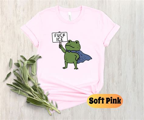 Fuck Ice Shirt Protest Ice Frog Shirt Anti Trump Shirt Abolish Ice Shirt Human Rights