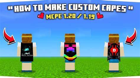 How To Make Custom Cape In Minecraft Pe How To Make Your Own Custom