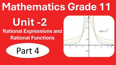 4 Maths Grade 11 Class 11 Unit 2 Part 4 Rational Inequality New Curriculum Youtube