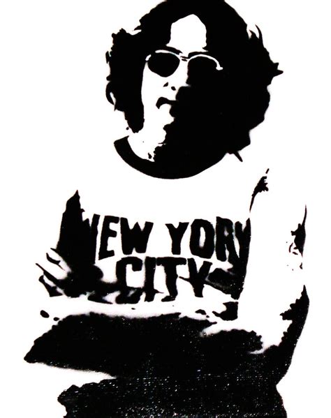 John Lennon Stencil