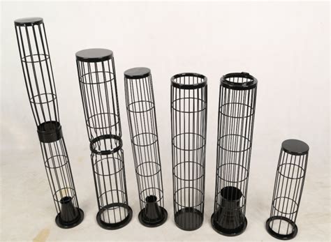 6000mm Length Industrial Dust Collector Bag Cages With Venturi