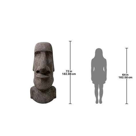 Easter Island Moai Monolith Statue Design Toscano