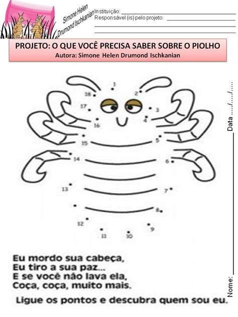 Meus Trabalhos Pedag Gicos Projeto Piolho Parte Ii