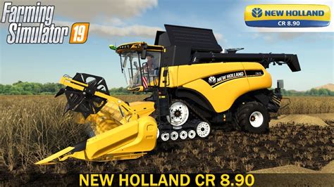 Farming Simulator 19 New Holland Cr 890 Large Combine Harvester