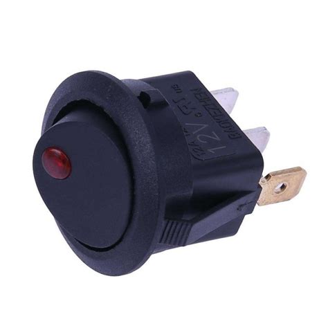 Interruptor V Unipolar Con Punto De Led Varios Colores