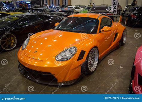 Modified Porsche Cayman S 987 Editorial Photography - Image of sport ...