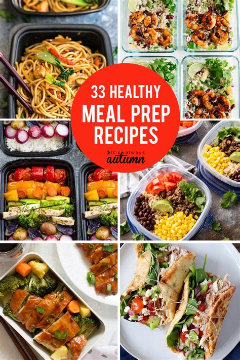 33 delicious meal prep recipes for healthy lunches that taste great ...