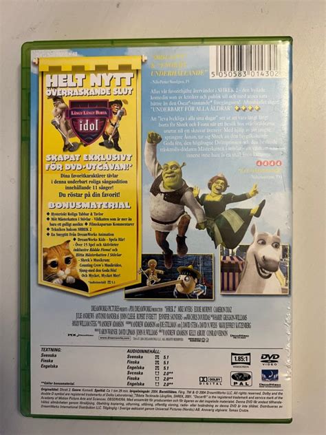 Dvd Barn Film Shrek Dreamworks K P P Tradera