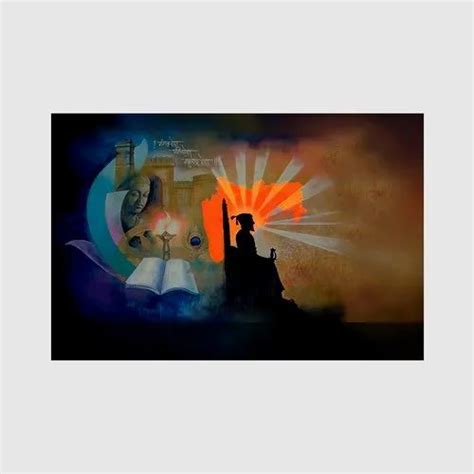 Acrylic Modern Art Chhatrapati Shivaji Maharaj Painting at best price ...