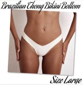 Brazilian Women Triangle Bikini Bottom Cheeky Thong V Swimwear Ebay