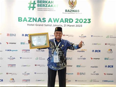 Sambut Ramadhan Harnojoyo Terima Penghargaan Baznas Award 2023 Wali