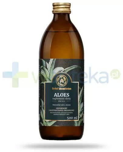 Herbal Monasterium Aloes naturalny sok z aloesu 500 ml ᐈ Cena Opinie