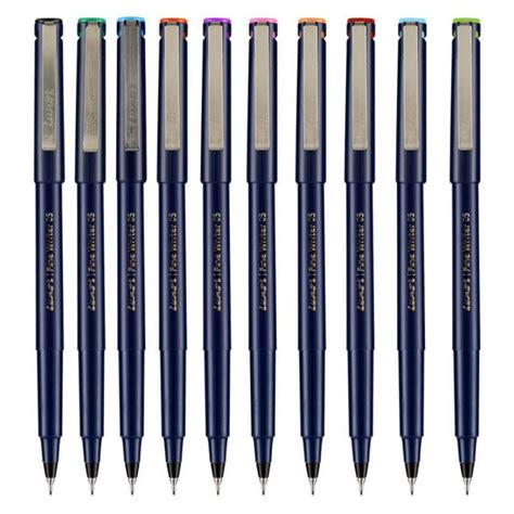 Luxor Fine Writer Assorted Colours Pack Of 10