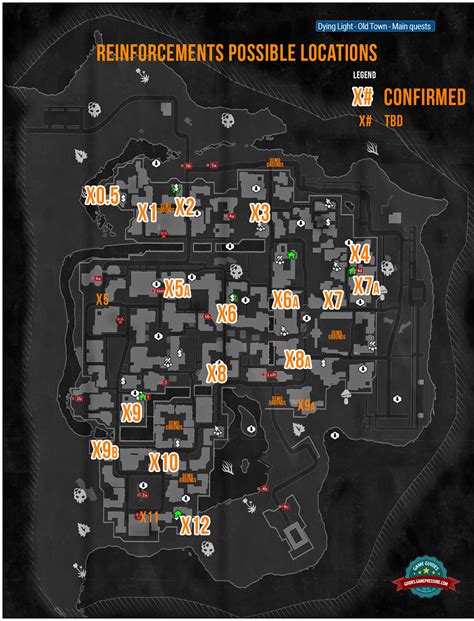 Dying Light Old Town Map