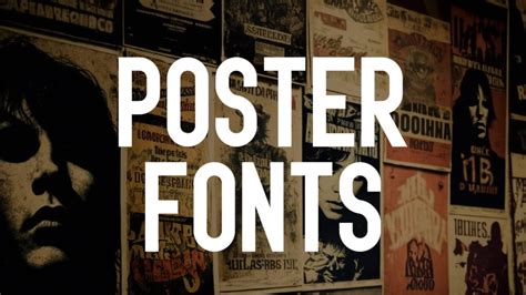 63 Standout Poster Fonts To Attract All Eyes on Your Designs | HipFonts