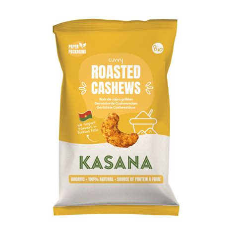 Kasana Noix De Cajou GrillÉes Curry Nature Snacks