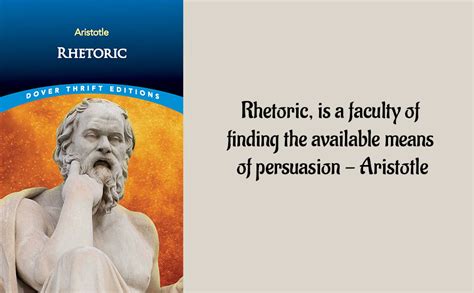 Rhetoric Dover Thrift Editions Philosophy Aristotle W Rhys