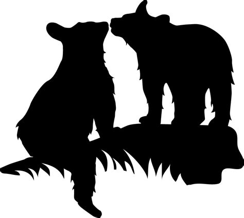 Black Bear Cubs Wall Decal