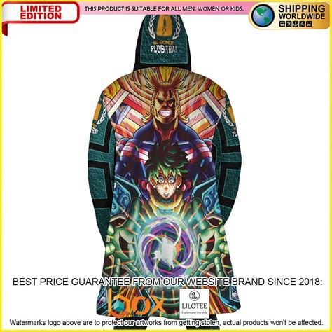 Hot Trippy Deku X All Might My Hero Academia Dream Hooded Cloak Coat Express Your Unique Style