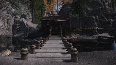 Hermit Riverside Shack At Skyrim Special Edition Nexus Mods And Community