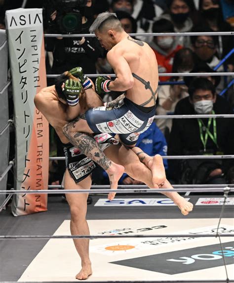 【rizin】3カ月連続出場の萩原京平が鈴木博昭に3－0判定勝ち バトル 日刊スポーツ