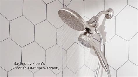 MOEN Attract with Magnetix 6-Spray 6.75 in. Dual Wall Mount Fixed and ...