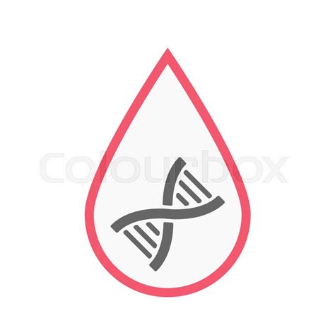 Isolated Blood Drop