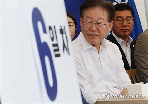 韓国最大野党代表 ハンスト6日目 聯合ニュース