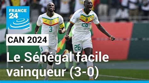 CAN 2024 le Sénégal bat la Gambie 3 0 et réussit son entrée FRANCE