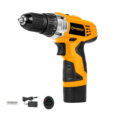 Worksite 12v Cordless Drill 3 8 Variable Speed Battery Rechargeable