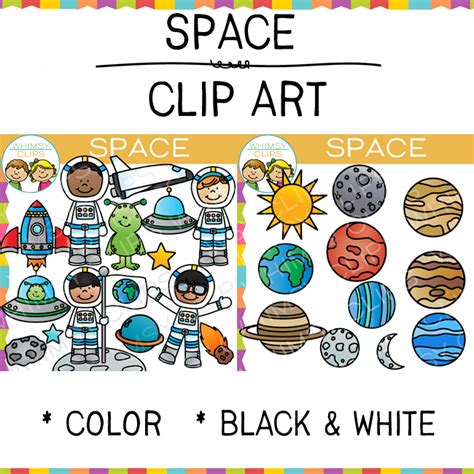 Kids Space Clip Art , Images & Illustrations | Whimsy Clips