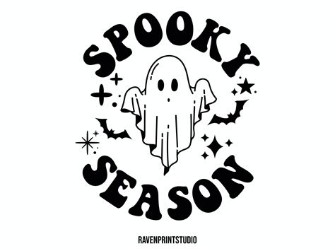 Ghost Vibes Svg Svg Effrayant Halloween Svg Saison Fantasmagorique