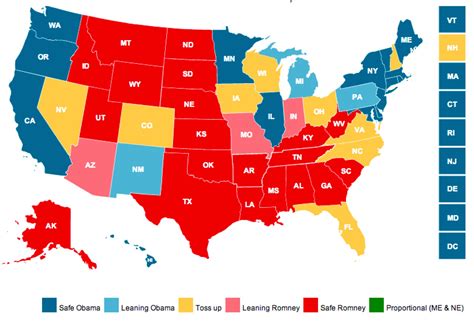 The 2012 Electoral College Map Done Right States Sized By Votes Not