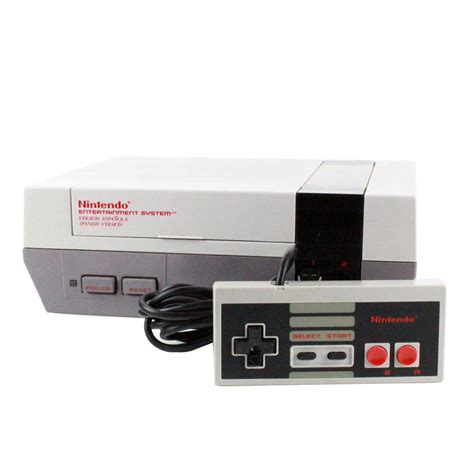 Nintendo NES konsol med gamepad og kabler - WTS Retro
