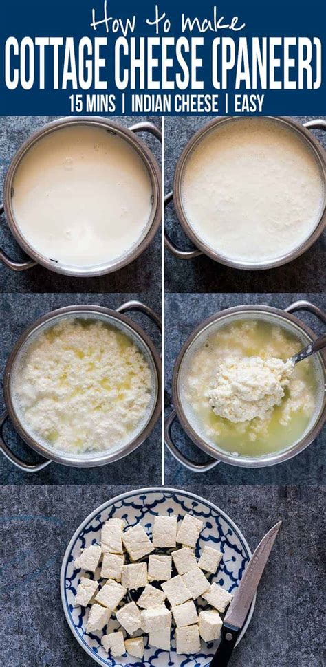 How To Make Homemade Paneer Cottage Cheese In Minutes My Food Story