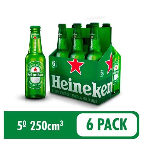 Cerveza Heineken Botella Sixpack Ml Mercacentro Compra Online