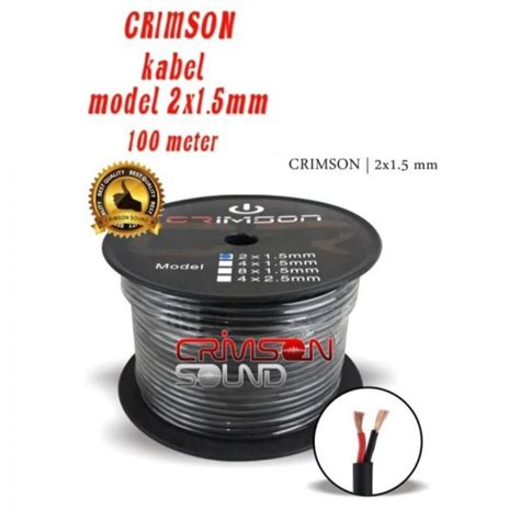 Jual Kabel Speaker Crimson X Mm Roll Meter Shopee Indonesia