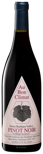 Au Bon Climat Pinot Noir La Bauge Au Dessus Vivino Us