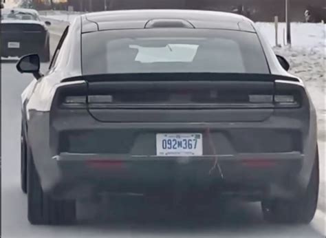 SPOTTED 2025 Dodge Charger Daytona 340 On Public Roads MoparInsiders