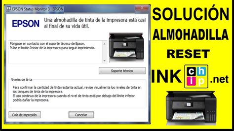 Cómo Resetear contador de almohadillas de tinta residual Impresoras