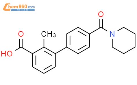 1261981 57 0 2 Methyl 3 4 Piperidine 1 Carbonyl Phenyl Benzoic