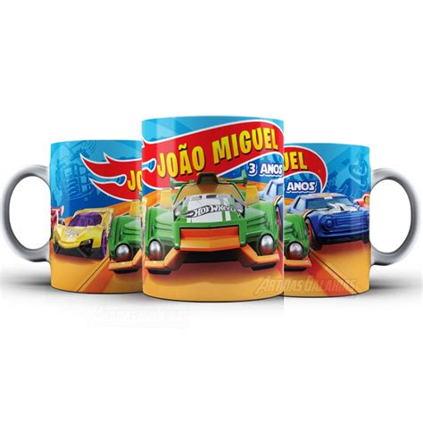 Caneca Polímero Hot Wheels Elo Produtos Especiais