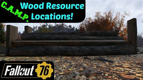 Fallout 76 Wood Pile Extractor Locations Youtube