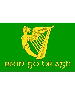 Bandera Erin Go Bragh Irish Nationalist Flag Version Of Image Erin