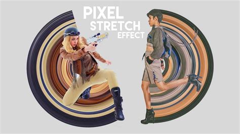 Pixel Stretch Effect Photoshop Tutorial Youtube